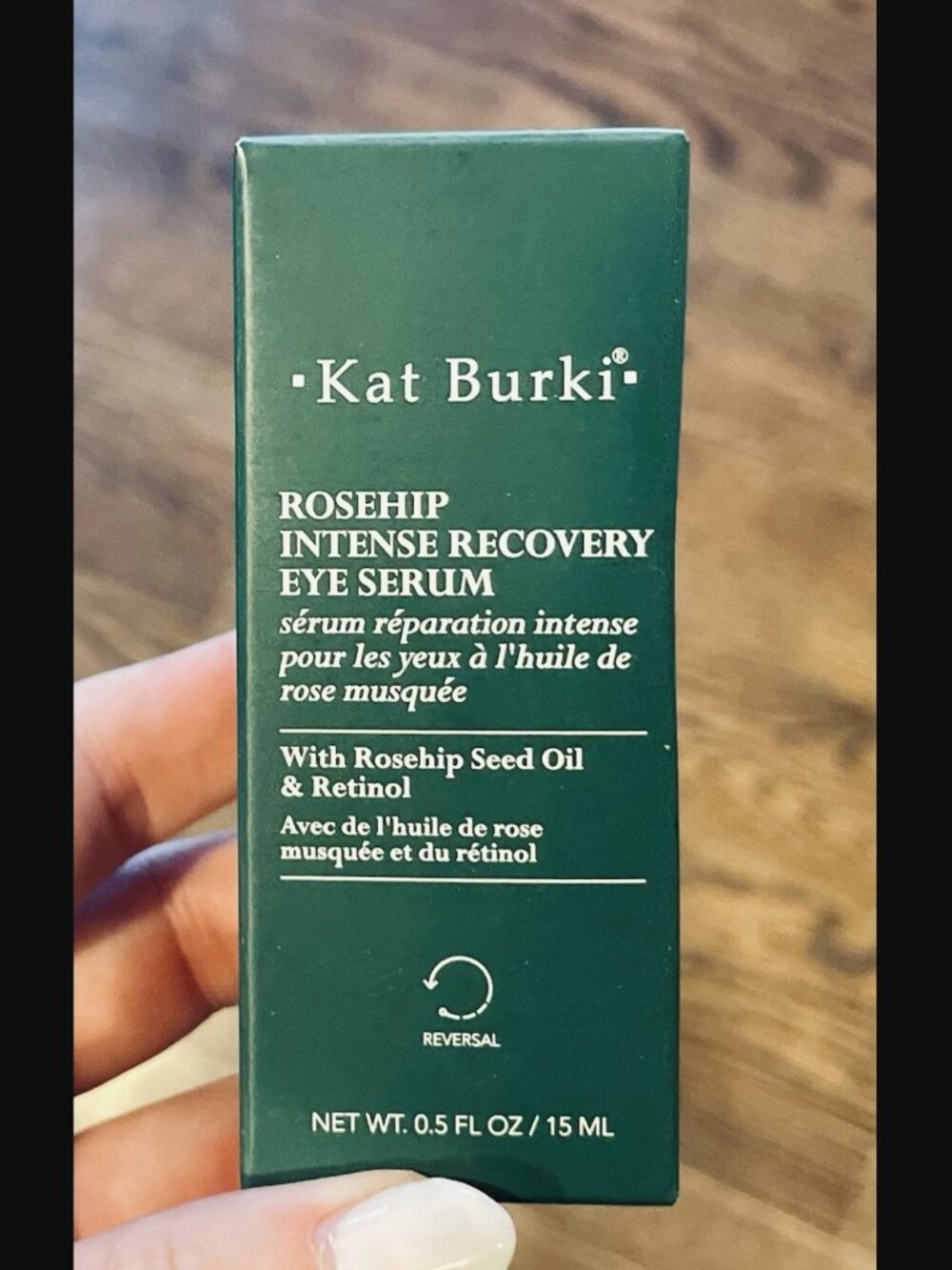 NIB Kat Burki Rosehip Intense Recovery Eye Serum Full Size Retail Price $145.00